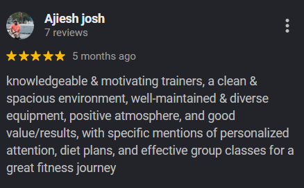 Member transformation success story at DR DINO Gym Chengalpattu